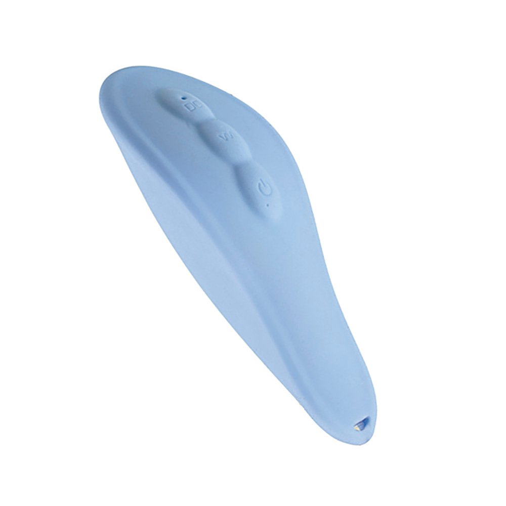 Vibrador para Clit�ris Recarreg�vel em Silicone com 8 Vibra��es Massageador Shippou Azul | Foto 04