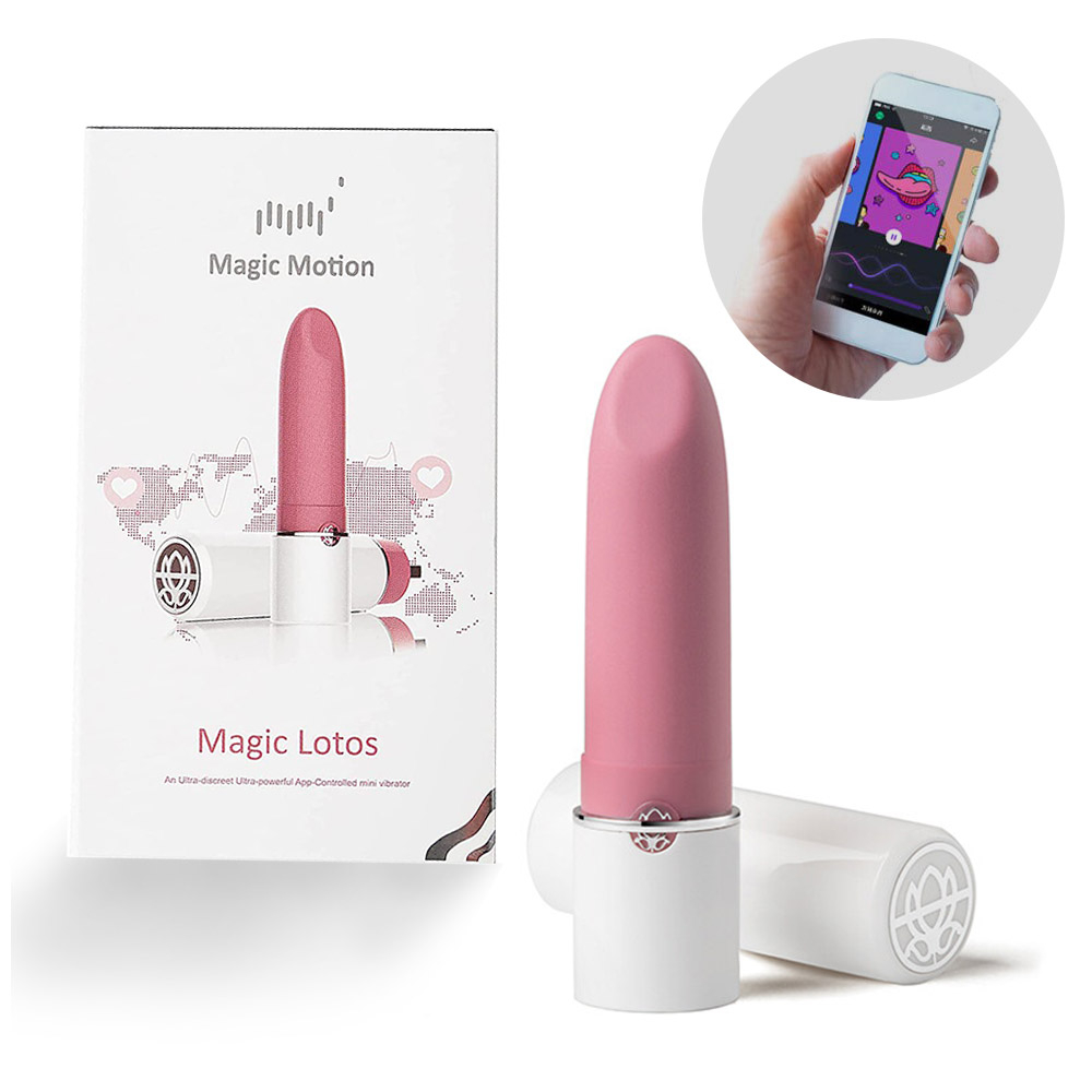 Magic Lotos Vibrador Formato de Batom Controlado por APP Recarregável | Foto 01