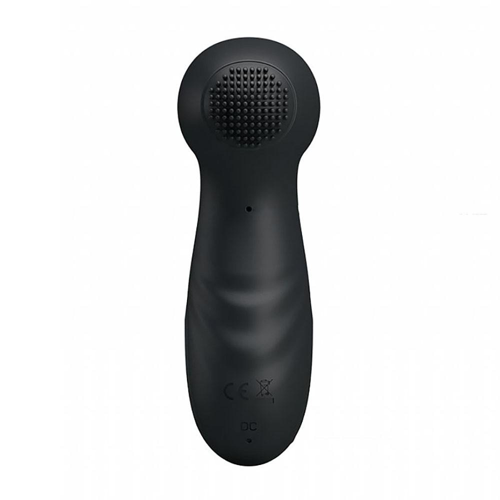 Sugador de Clit�ris Hammer Preto, vista inferior com textura e marca