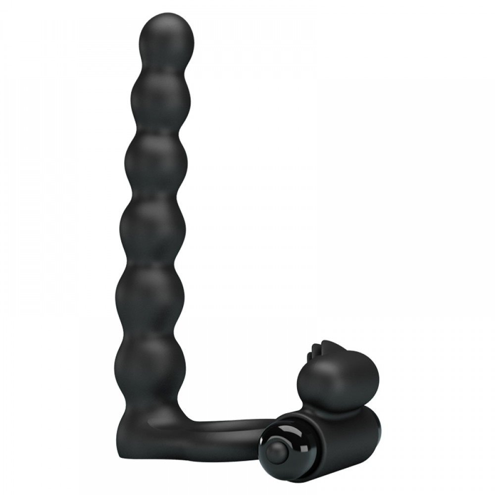 Anel Peniano para Dupla Penetra��o com 10 Vibra��es Sheath III Preto | Foto 05