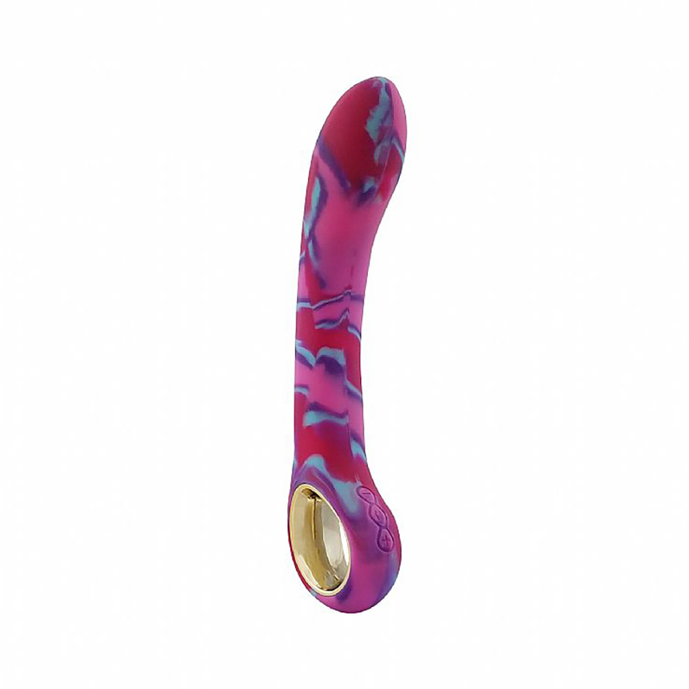 Vibrador Ponto G Recarregável em Silicone com 10 Vibrações Mesclado Rosa e Pink | Foto 02