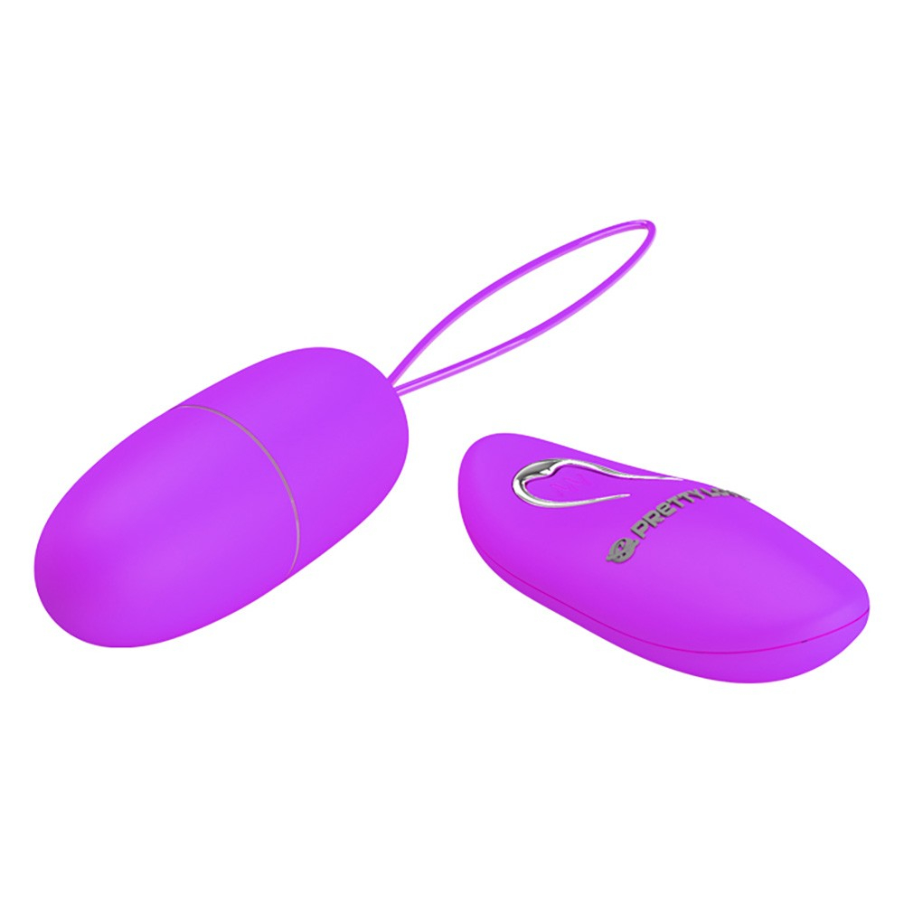 Vibrador Bullet sem Fio em Silicone com 12 Vibrações EGG Selkie Roxo | Foto 02