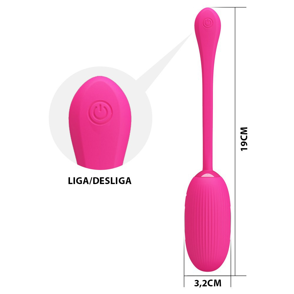 Vibrador Doreen Pink com embalagem colorida