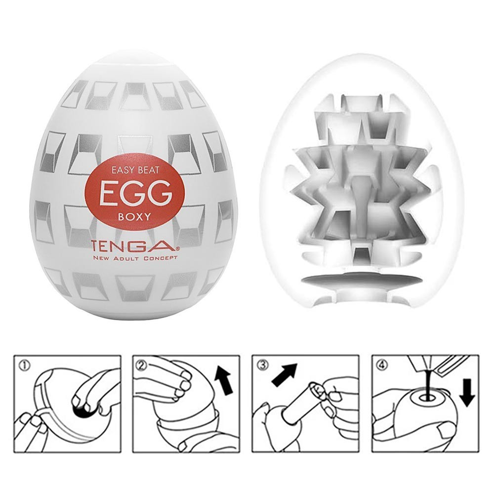Masturbador Tenga EGG Boxy - New Standard: Sensações Únicas (O Verdadeiro, O Original) | Foto 06