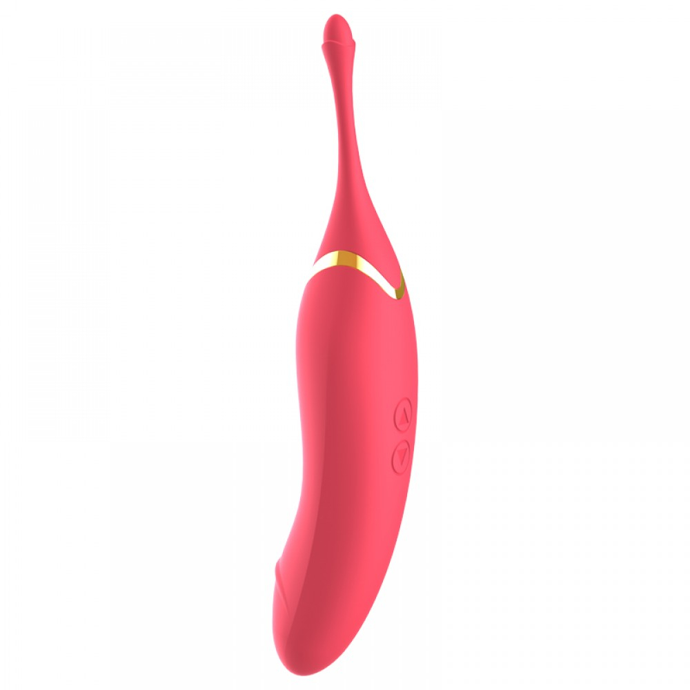 Vibrador para Clitóris Recarregável em Silicone com 7 Vibrações e Dois Lados Pink | Foto 01 Vibrador para Clitóris Recarregável em Silicone com 7 Vibrações e Dois Lados Pink | Foto 01