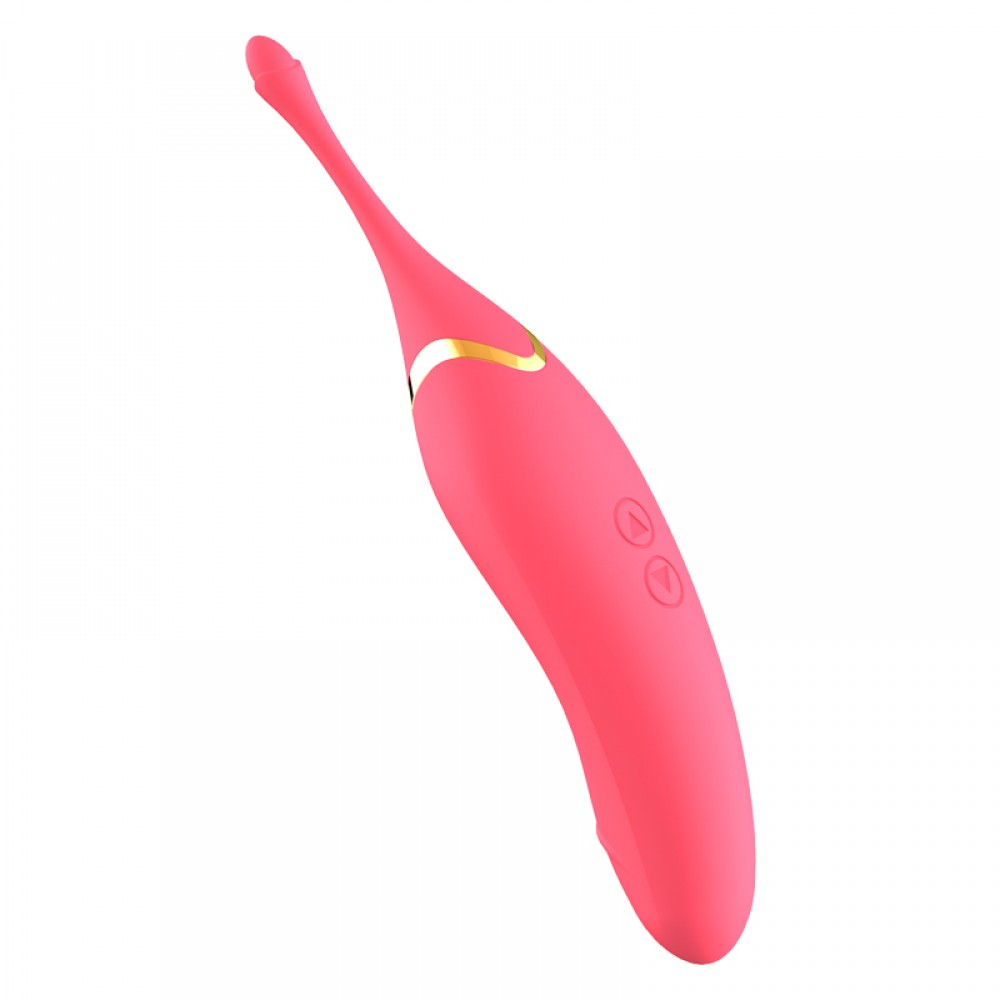 Vibrador para Clitóris Recarregável em Silicone com 7 Vibrações e Dois Lados Pink | Foto 02 Vibrador para Clitóris Recarregável em Silicone com 7 Vibrações e Dois Lados Pink | Foto 02