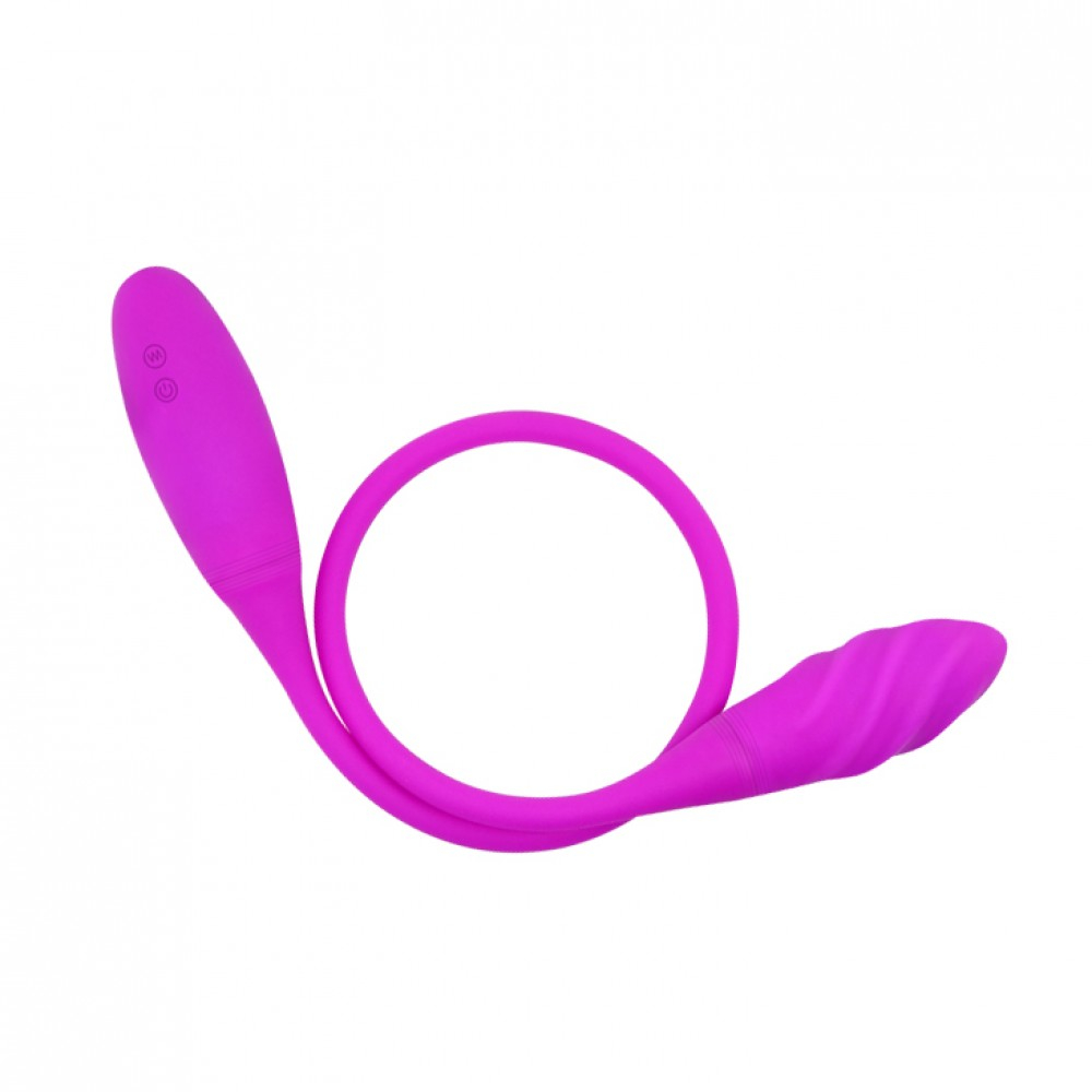 Vibrador para Casal em Silicone com 2 Motores e 7 Modos de Vibra��o Snaky Vibe | Foto 04