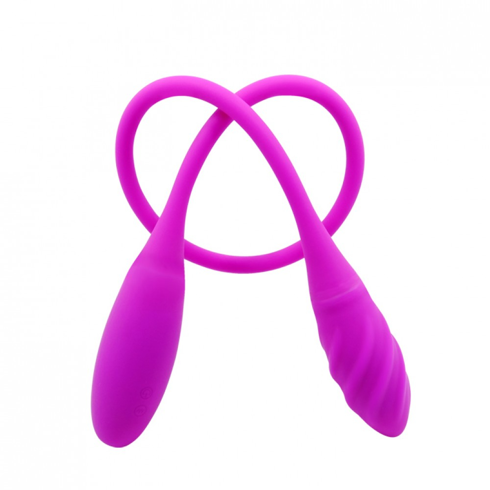 Vibrador para Casal em Silicone com 2 Motores e 7 Modos de Vibra��o Snaky Vibe | Foto 05