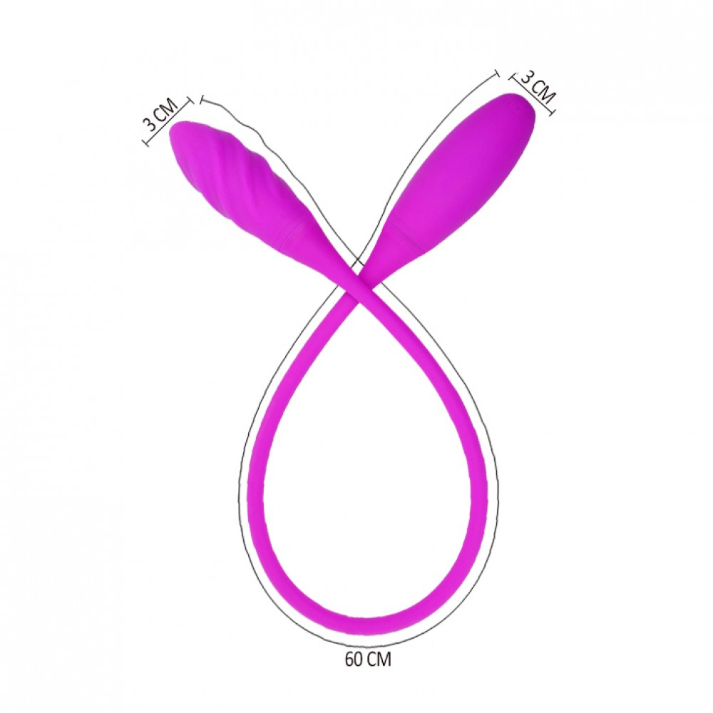 Vibrador para Casal em Silicone com 2 Motores e 7 Modos de Vibra��o Snaky Vibe | Foto 06