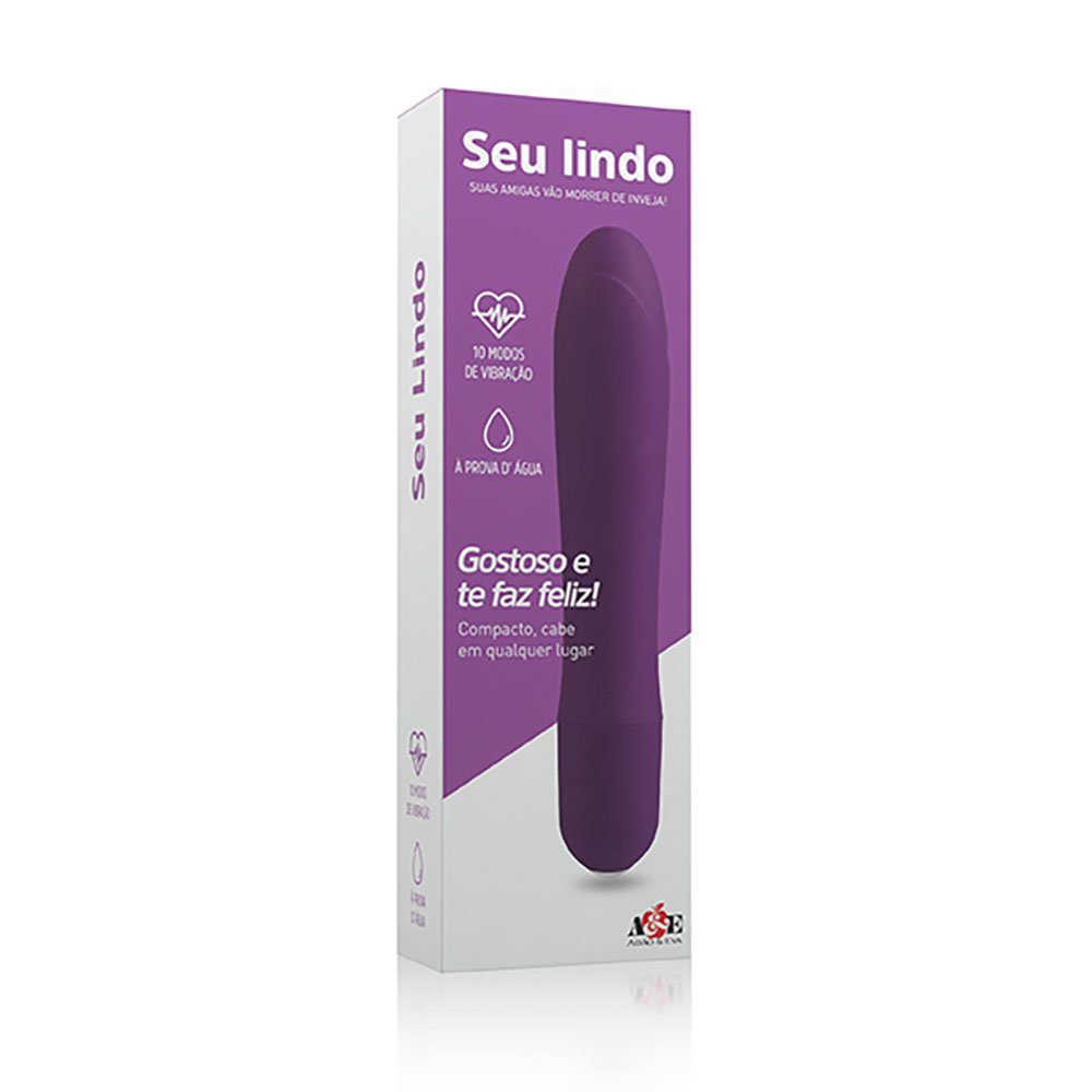 Vibrador Personal em Silicone com 10 Vibra��es Seu Lindo Roxo | Foto 03