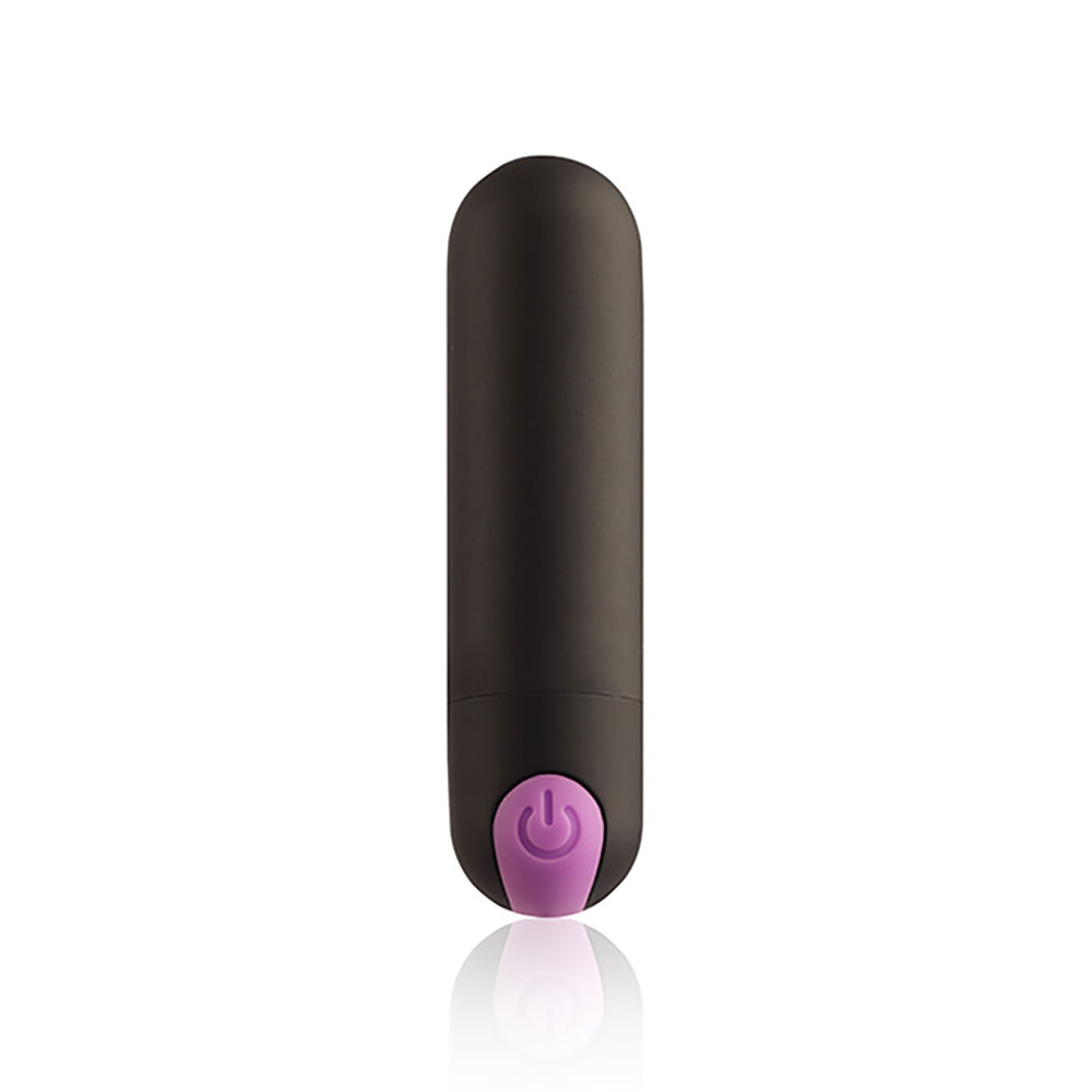 Vibrador Bullet Classic Vibe Recarregável com 10 Vibrações V2 Preto | Foto 02 Vibrador Bullet Classic Vibe Recarregável com 10 Vibrações V2 Preto | Foto 02