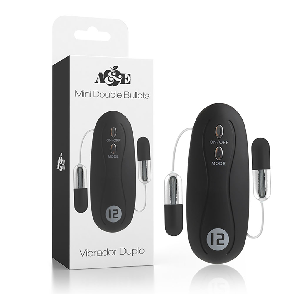 Vibrador Bullet com 2 Mini Cápsulas Vibratórias e 12 Vibrações Preto | Foto 01 Vibrador Bullet com 2 Mini Cápsulas Vibratórias e 12 Vibrações Preto | Foto 01