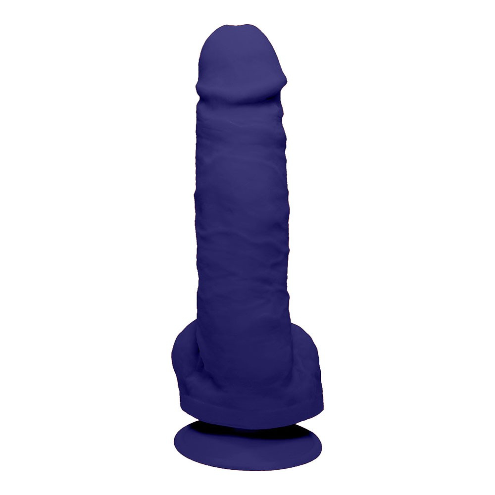 P�nis que Ejacula com Escroto e Ventosa Soft Touch 17,5 x 4,5cm Azul | Foto 03