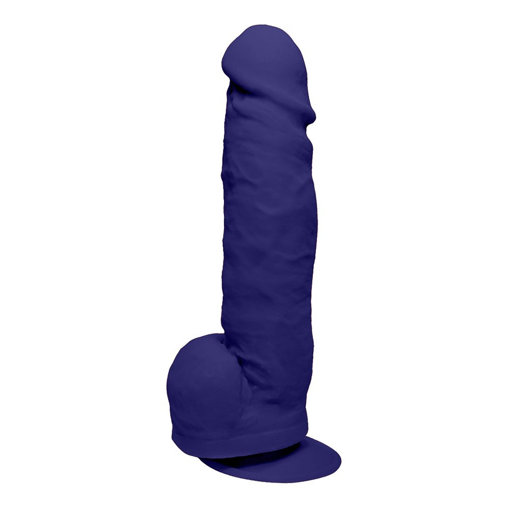 P�nis que Ejacula com Escroto e Ventosa Soft Touch 17,5 x 4,5cm Azul | Foto 04