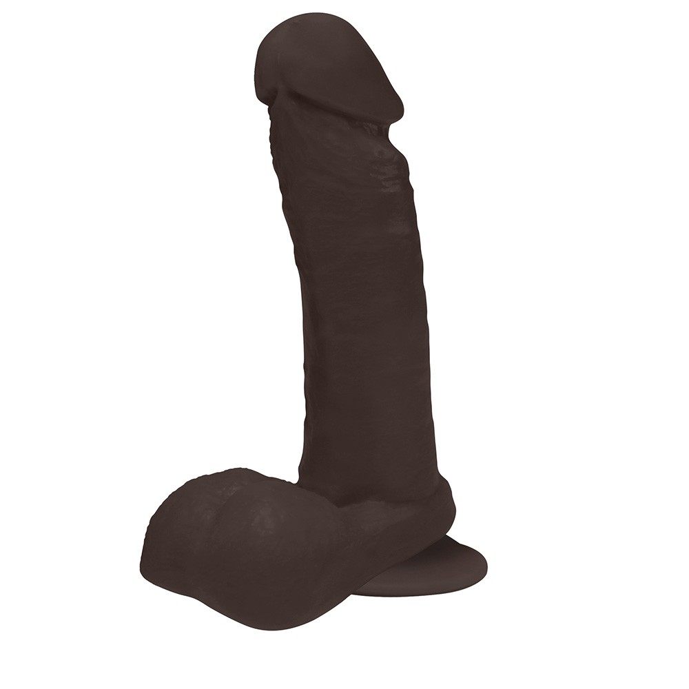 P�nis que Ejacula Flex�vel Ares com Escroto e Ventosa 15 x 4cm Marrom | Foto 04