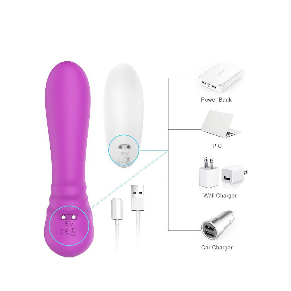 Sugador de Clitóris com Plug em Silicone, Recarregável 9 Vibrações Controle sem Fio Grey-RCT Pink | Foto 05 Sugador de Clitóris com Plug em Silicone, Recarregável 9 Vibrações Controle sem Fio Grey-RCT Pink | Foto 05