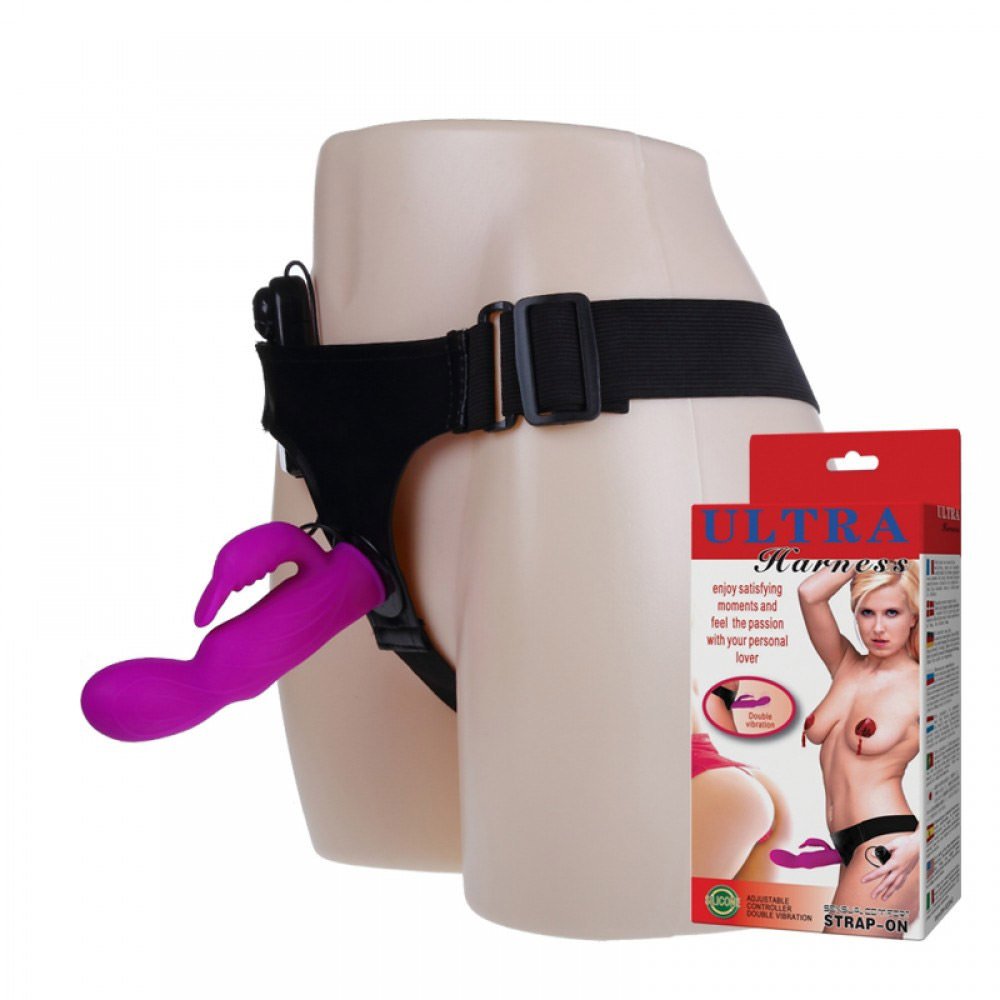 Cinta Peniana com Vibrador Multivelocidade e Estimulador Clitoriano Roxo | Foto 02 Cinta Peniana com Vibrador Multivelocidade e Estimulador Clitoriano Roxo | Foto 02