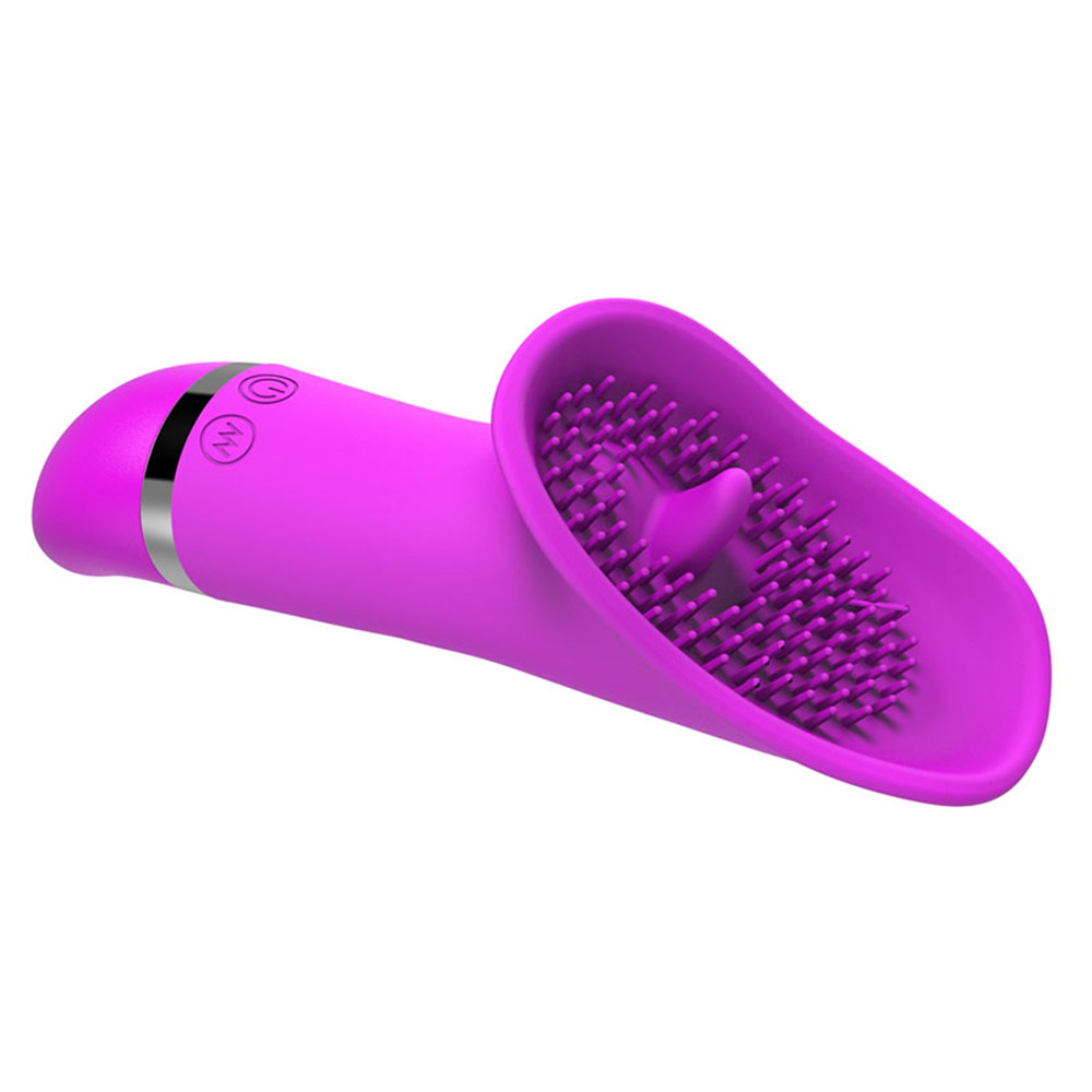 Vibrador para Clitóris com Língua e Cerdas em Silicone com 30 Vibrações Pink | Foto 04