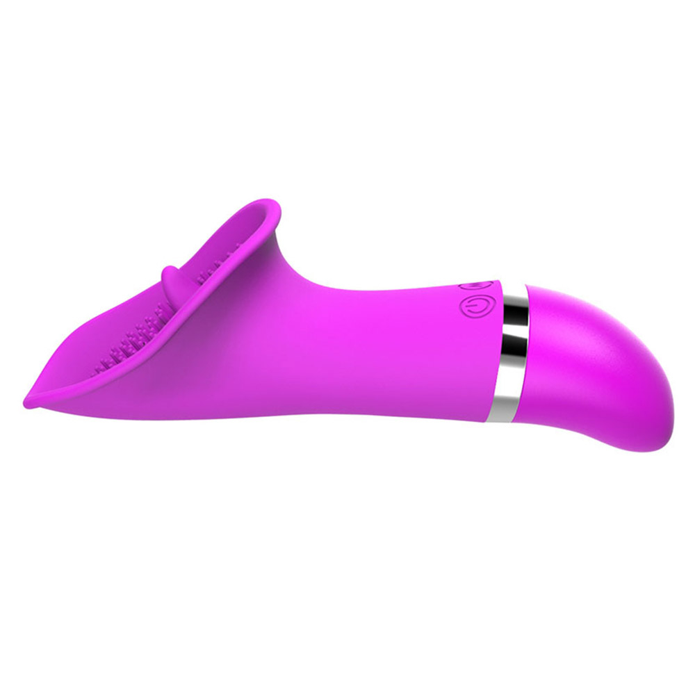 Vibrador para Clitóris com Língua e Cerdas em Silicone com 30 Vibrações Pink | Foto 05