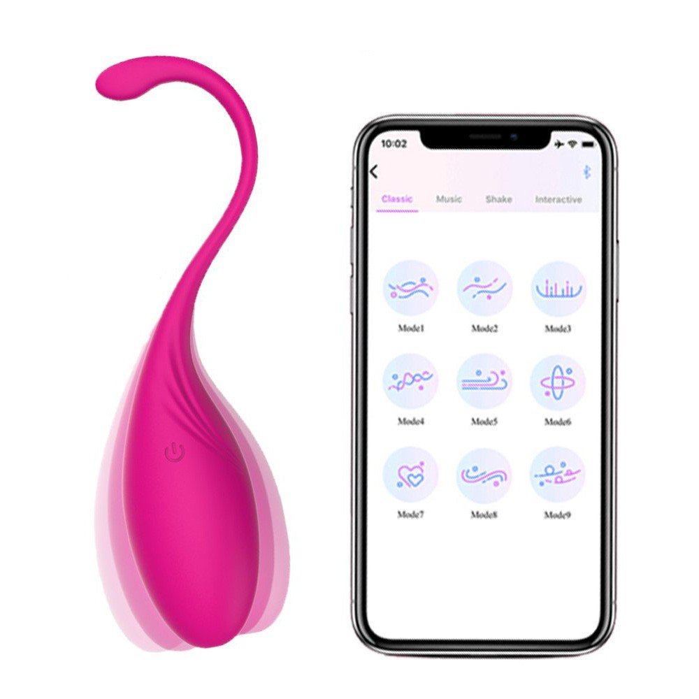 Vibrador Bullet Recarregável em Silicone com 10 Vibrações e Controle por APP Wale Rosa | Foto 02