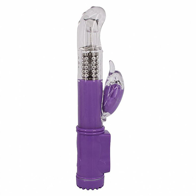 Vibrador Rabbit Duplo Rotativo 36 Vibrações Roxo | Foto 01 Vibrador Rabbit Duplo Rotativo 36 Vibrações Roxo | Foto 01