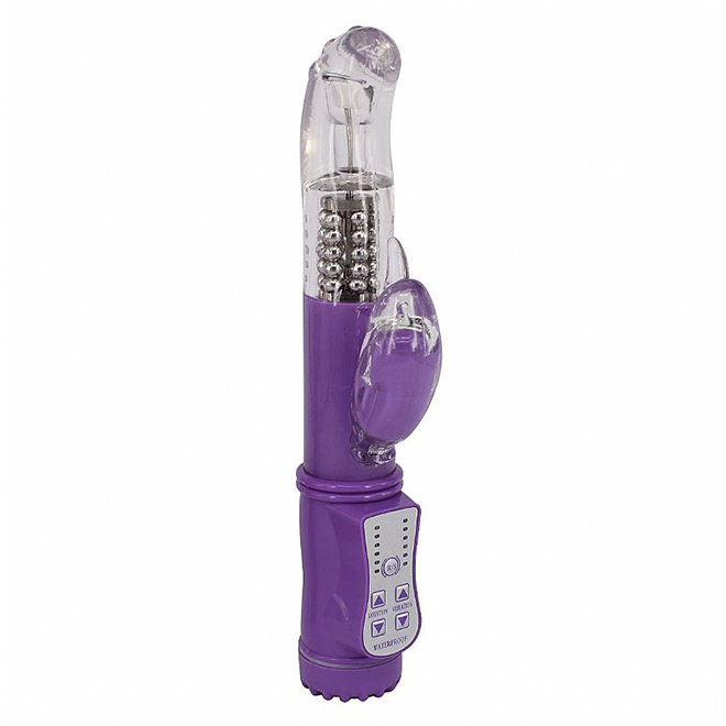 Vibrador Rabbit Duplo Rotativo 36 Vibrações Roxo | Foto 02 Vibrador Rabbit Duplo Rotativo 36 Vibrações Roxo | Foto 02