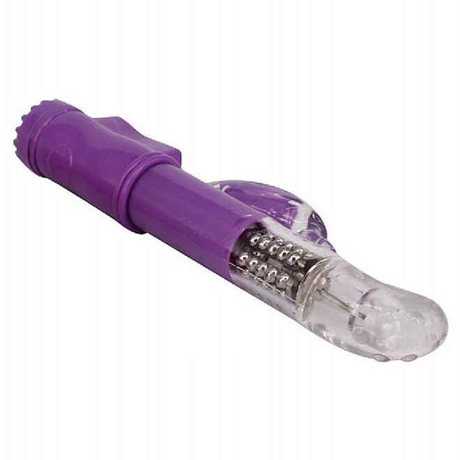 Vibrador Rabbit Duplo Rotativo 36 Vibrações Roxo | Foto 03 Vibrador Rabbit Duplo Rotativo 36 Vibrações Roxo | Foto 03