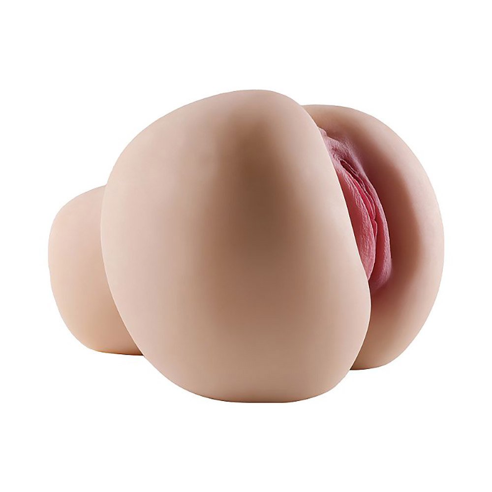 Masturbador Vagina e Ânus em Cyberskin Super Realístico I em Formato de Bumbum Bege | Foto 02