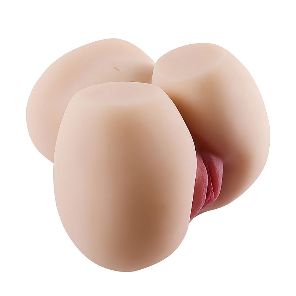 Masturbador Vagina e Ânus em Cyberskin Super Realístico I em Formato de Bumbum Bege | Foto 03