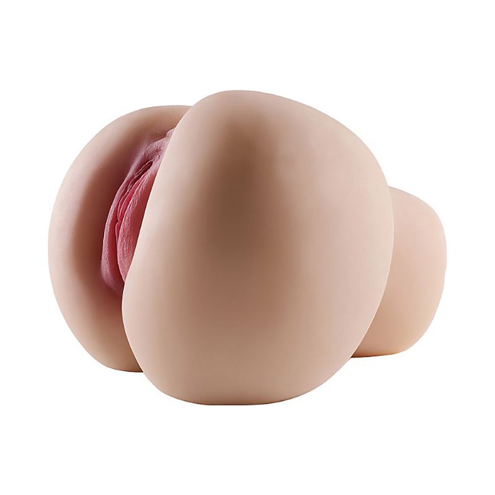 Masturbador Vagina e Ânus em Cyberskin Super Realístico I em Formato de Bumbum Bege | Foto 06