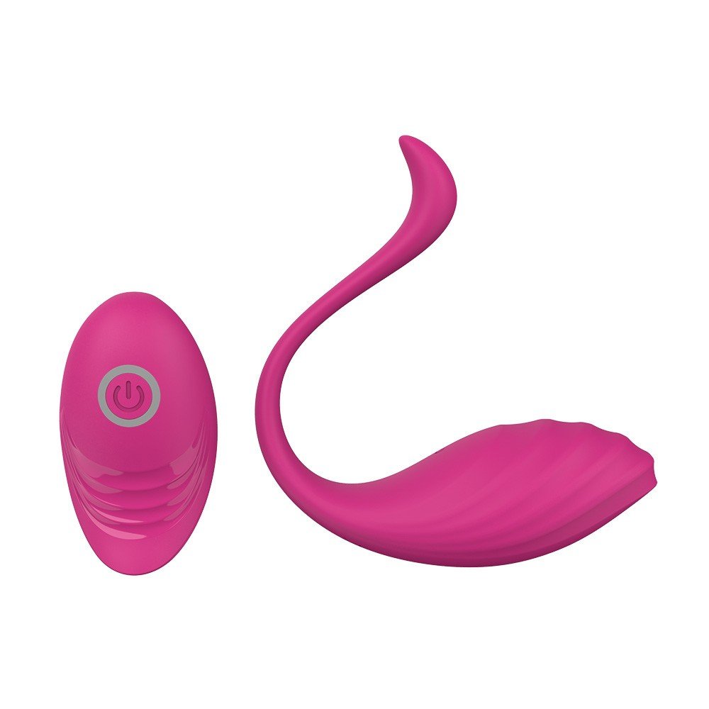 Vibrador Bullet Recarregável em Silicone com 10 Vibrações e Controle sem Fio Shell Pink | Foto 01
