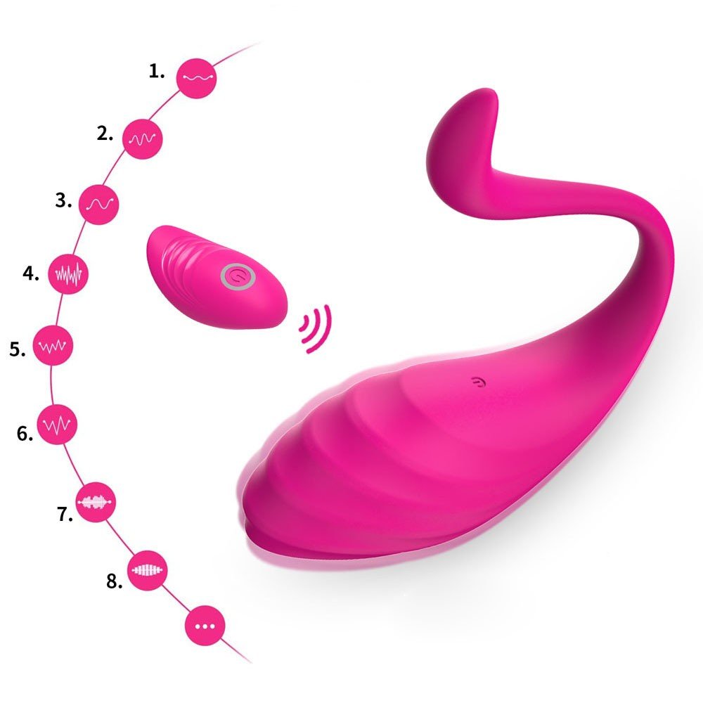 Vibrador Bullet Recarregável em Silicone com 10 Vibrações e Controle sem Fio Shell Pink | Foto 04