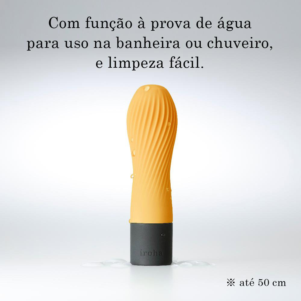 Vibrador Feminino Zen Yuzucha em Silicone Médico com 3 Velocidades Laranja - Coleção Iroha by Tenga | Foto 03 Vibrador Feminino Zen Yuzucha em Silicone Médico com 3 Velocidades Laranja - Coleção Iroha by Tenga | Foto 03