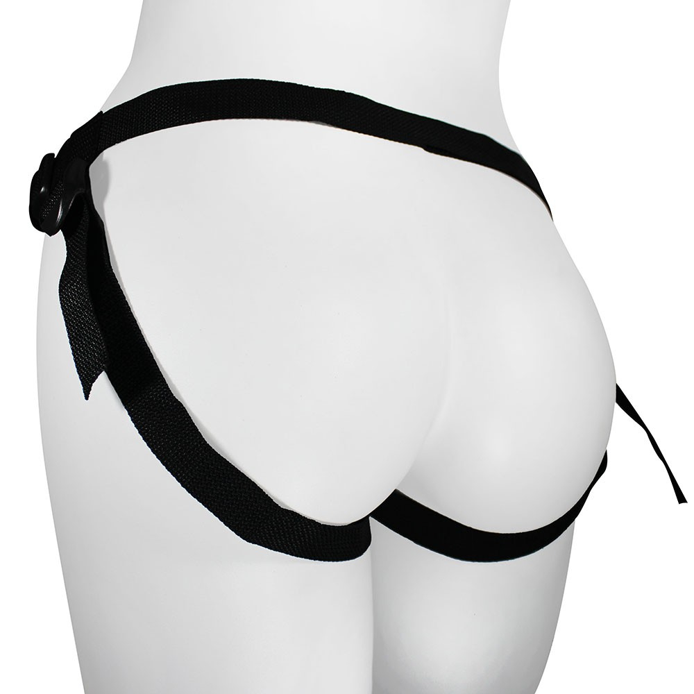 Cinta Peniana Ajustável com Pênis Realístico Hefesto 17 x 4cm Preto | Foto 03