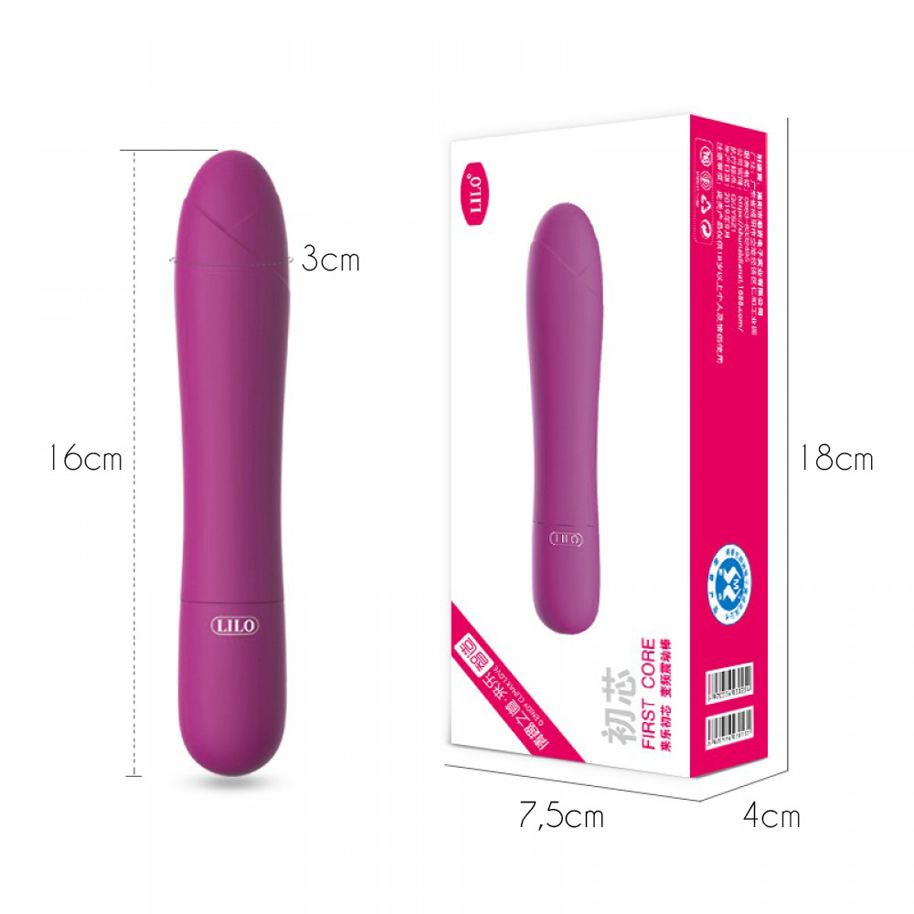 Mini Vibrador em Silicone ABS Super Macio com 5 Vibra��es Lilo Rosa | Foto 03