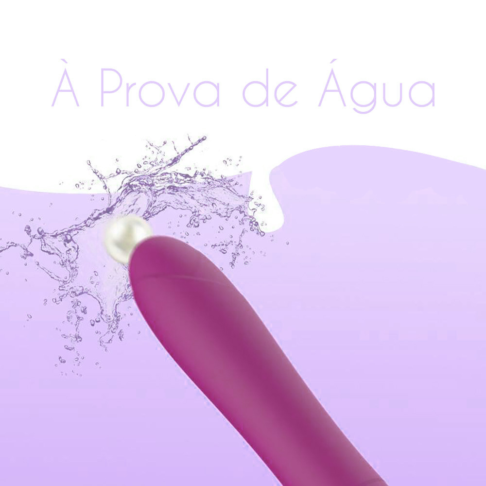 Mini Vibrador em Silicone ABS Super Macio com 5 Vibra��es Lilo Rosa | Foto 05