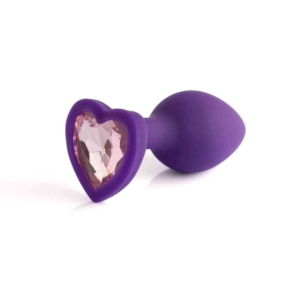 Plug Anal Joia em Silicone com Base em Formato de Cora��o Ben Lil�s | Foto 04