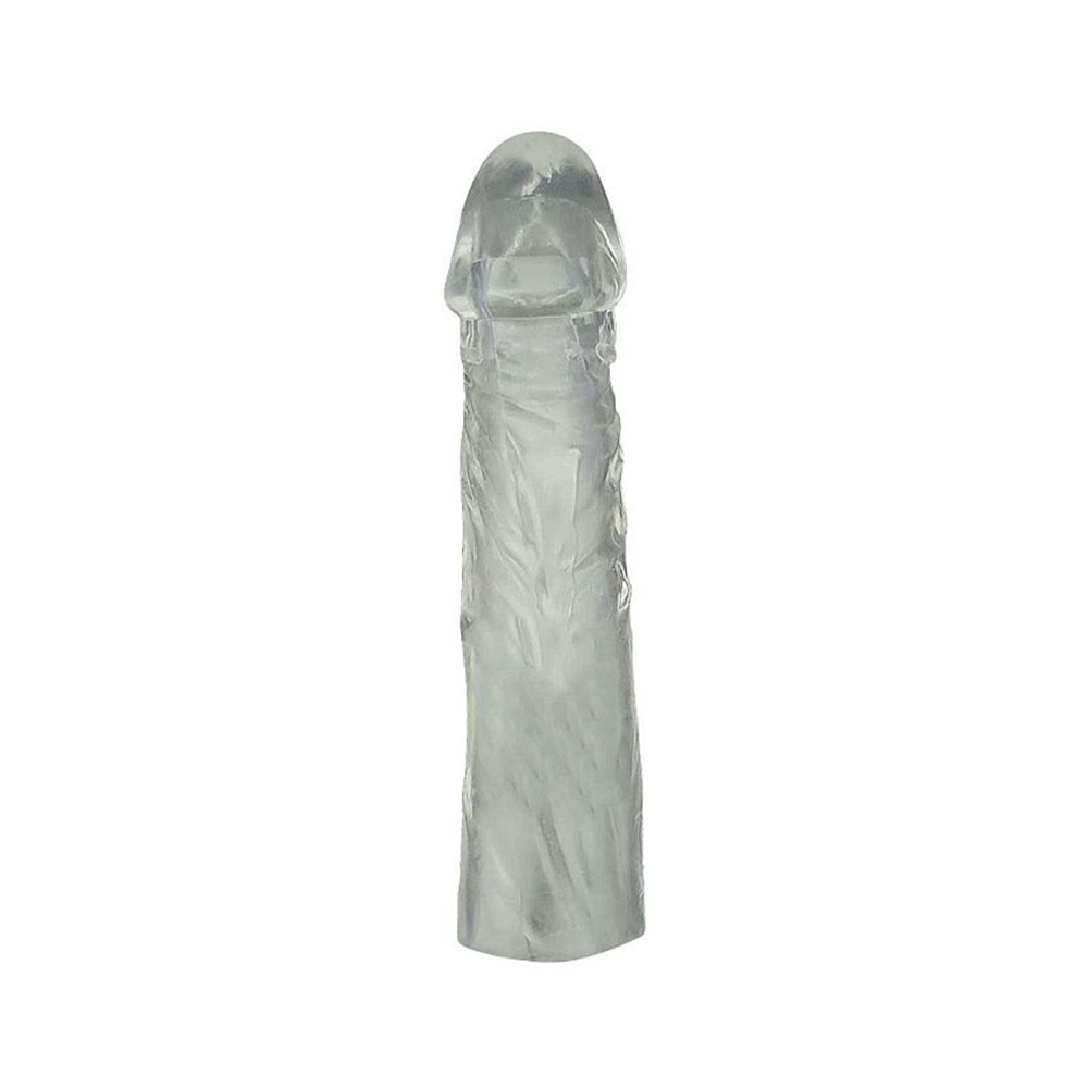 Capa Peniana sem Vibrador em Jelly 15,5 x 3,3cm Fum� | Foto 03