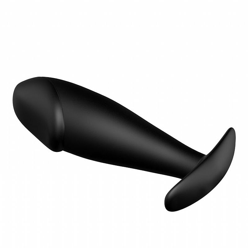 Plug Anal em Silicone no Formato de Pênis Preto | Foto 04 Plug Anal em Silicone no Formato de Pênis Preto | Foto 04