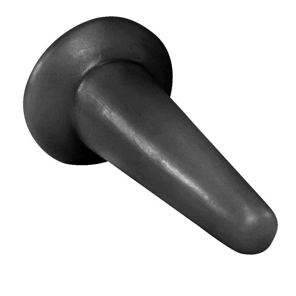 Plug Anal Cone de PVC Flexível 13 x 4,3cm Preto | Foto 02 Plug Anal Cone de PVC Flexível 13 x 4,3cm Preto | Foto 02