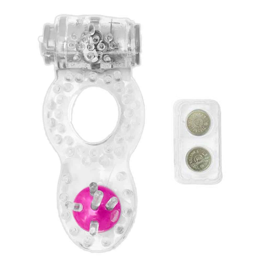 Anel Peniano Duplo com Vibrador e Estimulador Anal Transparente | Foto 03 Anel Peniano Duplo com Vibrador e Estimulador Anal Transparente | Foto 03