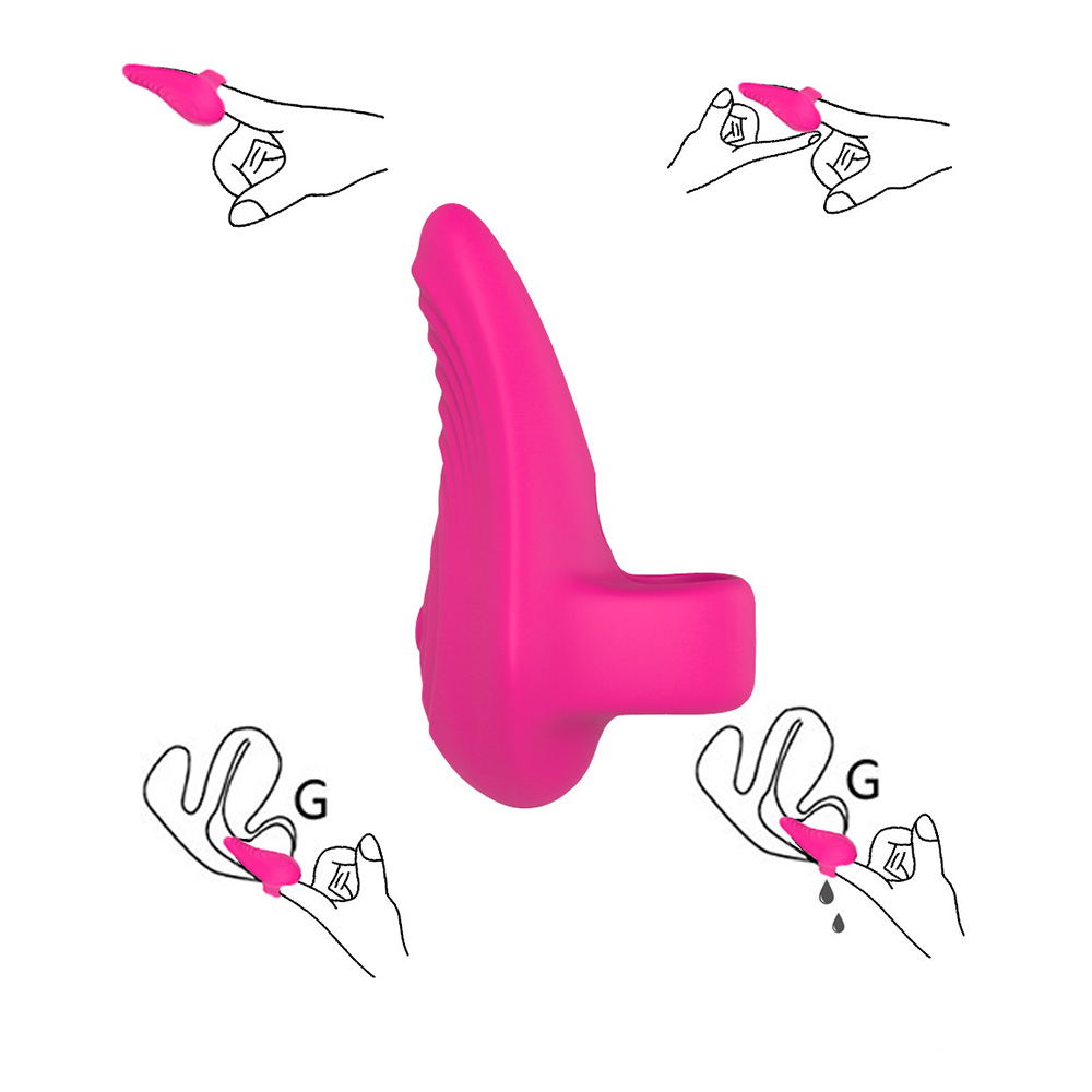 Dedeira Vibrat�ria em Silicone Finger Pink | Foto 04