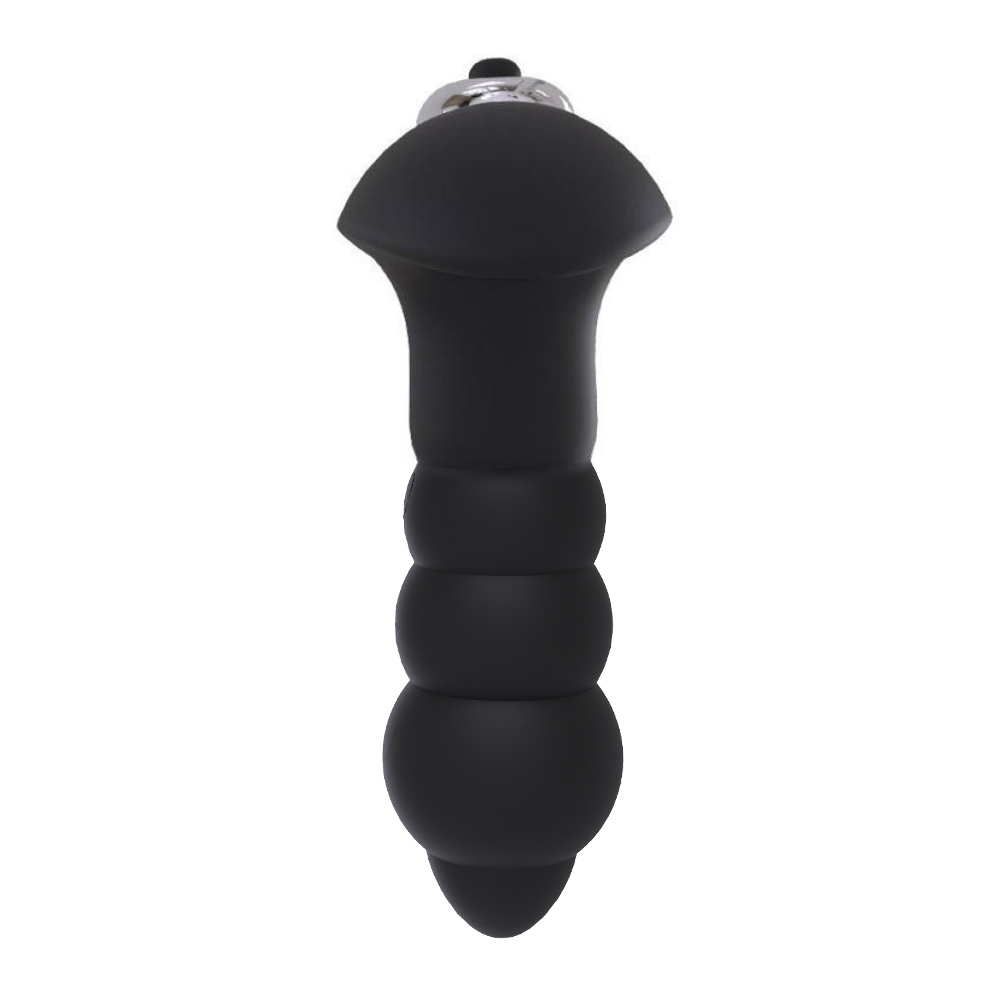 Plug Anal com Vibrador em Silicone Butt Plug Bubble Preto | Foto 03 Plug Anal com Vibrador em Silicone Butt Plug Bubble Preto | Foto 03
