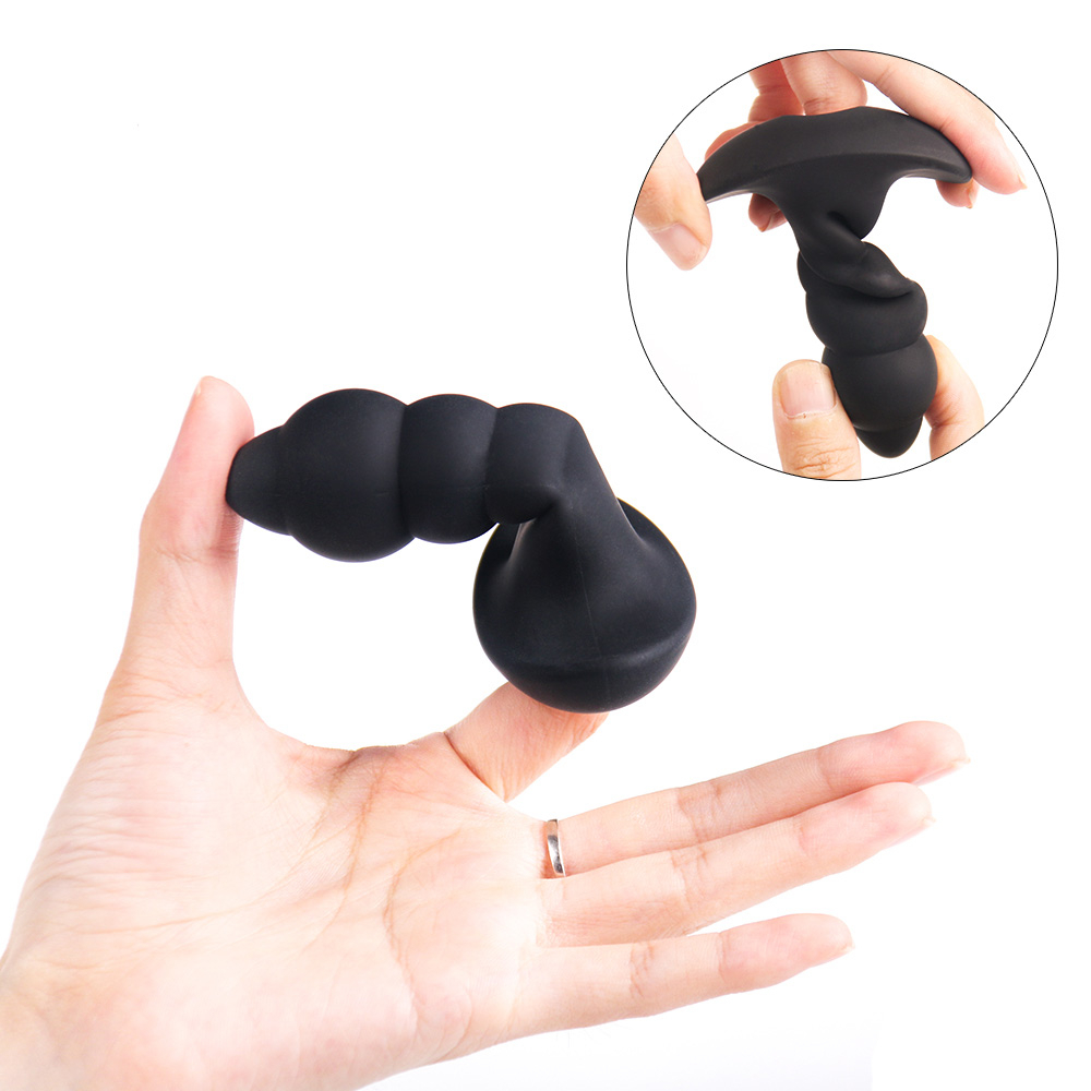 Plug Anal com Vibrador em Silicone Butt Plug Bubble Preto | Foto 04 Plug Anal com Vibrador em Silicone Butt Plug Bubble Preto | Foto 04