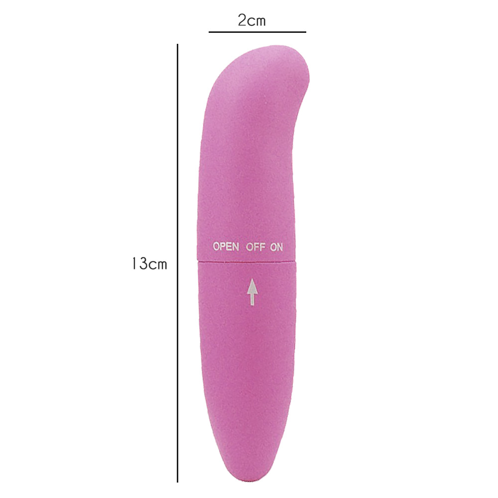 Detalhe do interruptor ON/OFF do Vibrador Ponto G Liso em Pl�stico R�gido Rosa