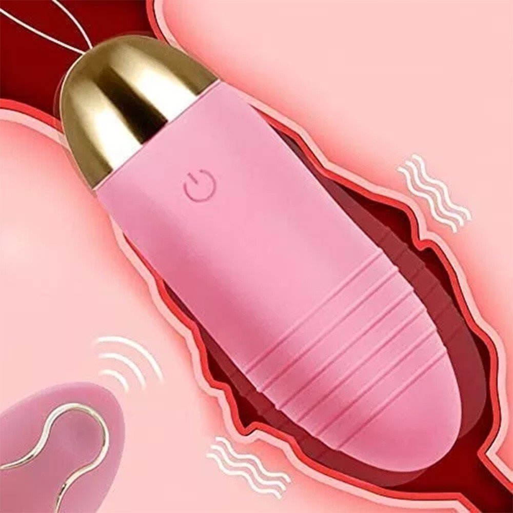 Vibrador Bullet em Silicone e ABS Recarreg�vel Rosa com destaque para a vibracao e o sinal do controle
