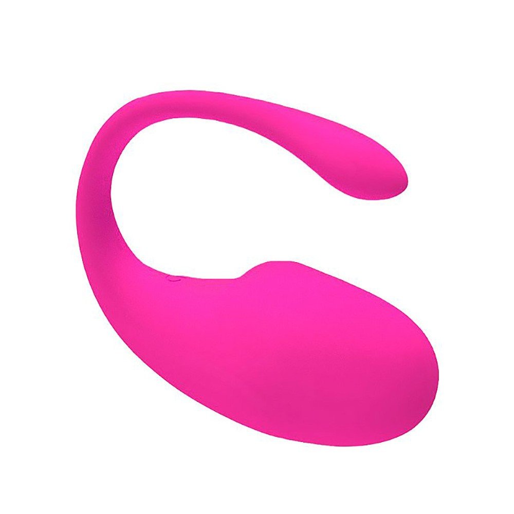 Vibrador C�psula em Silicone Recarreg�vel 10 Vibra��es Controle por APP Pink em vista isolada, mostrando design