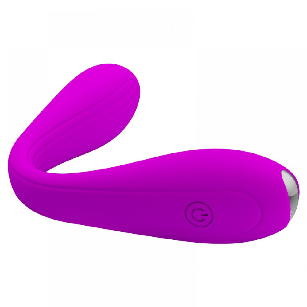 Vibrador para Casal Recarregável em Silicone com 12 Vibrações Yedda Roxo | Foto 02 Vibrador para Casal Recarregável em Silicone com 12 Vibrações Yedda Roxo | Foto 02