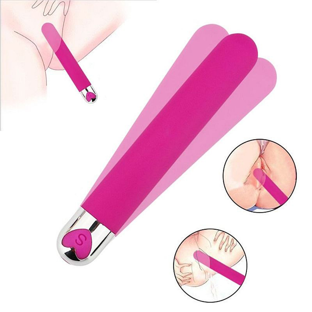 Vibrador Personal Recarreg�vel em Silicone Rosa: demonstrando diversas posi��es de uso e flexibilidade