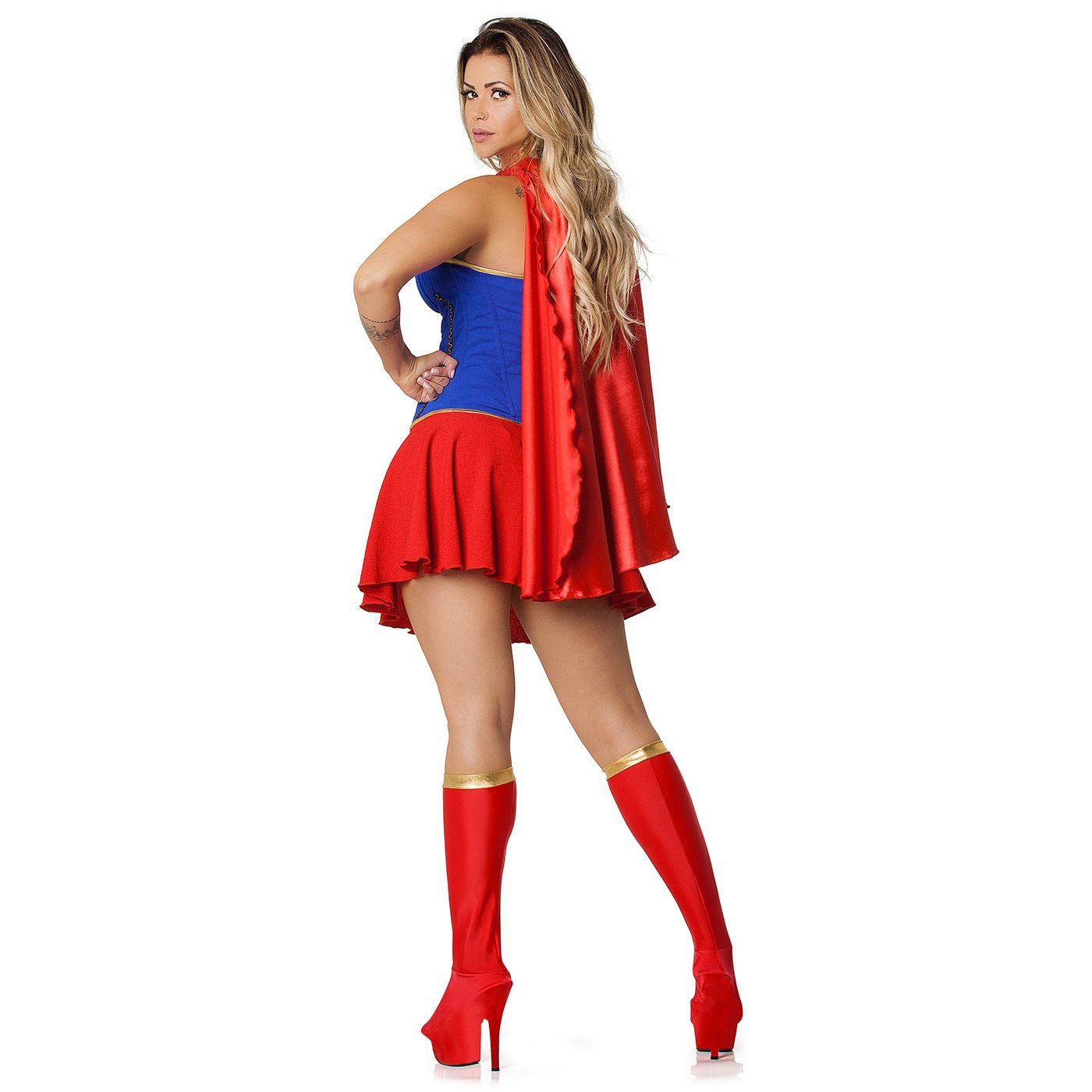 Fantasia de Luxo Corpete Supergirl | Foto 02 Fantasia de Luxo Corpete Supergirl | Foto 02